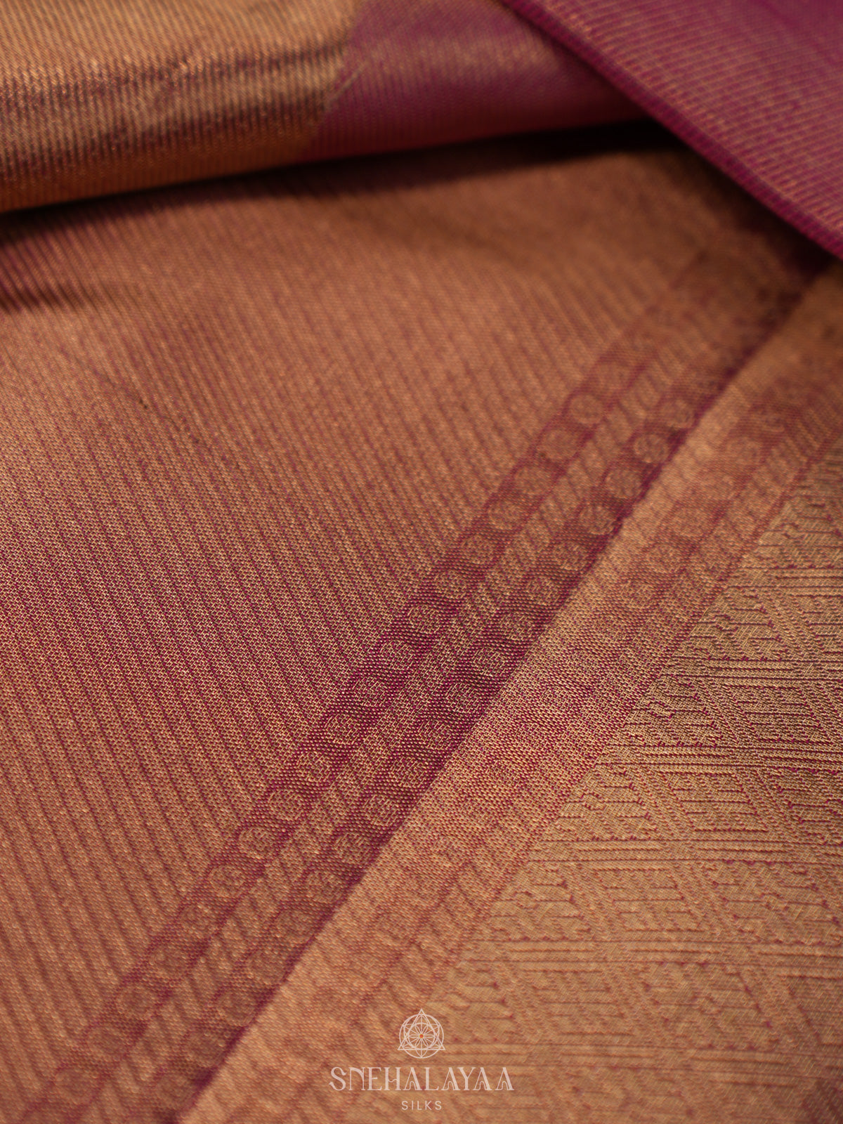 Pale Pink Kanjivaram Silk Saree