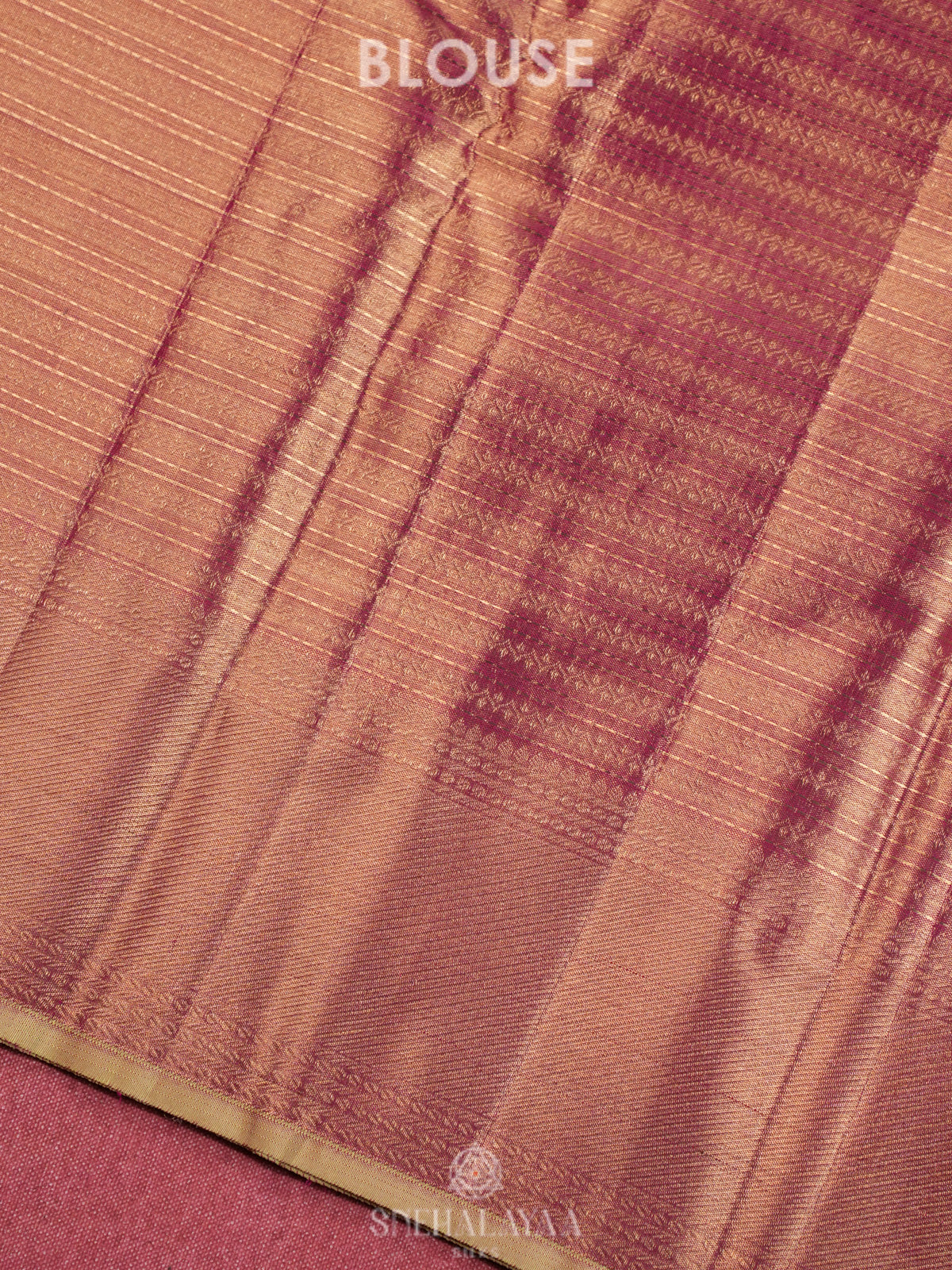 Pale Pink Kanjivaram Silk Saree