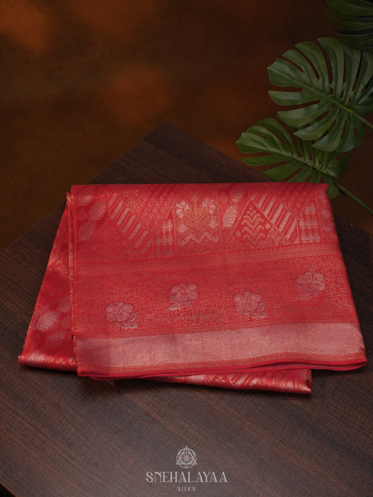 Red Kanjivaram Silk Saree