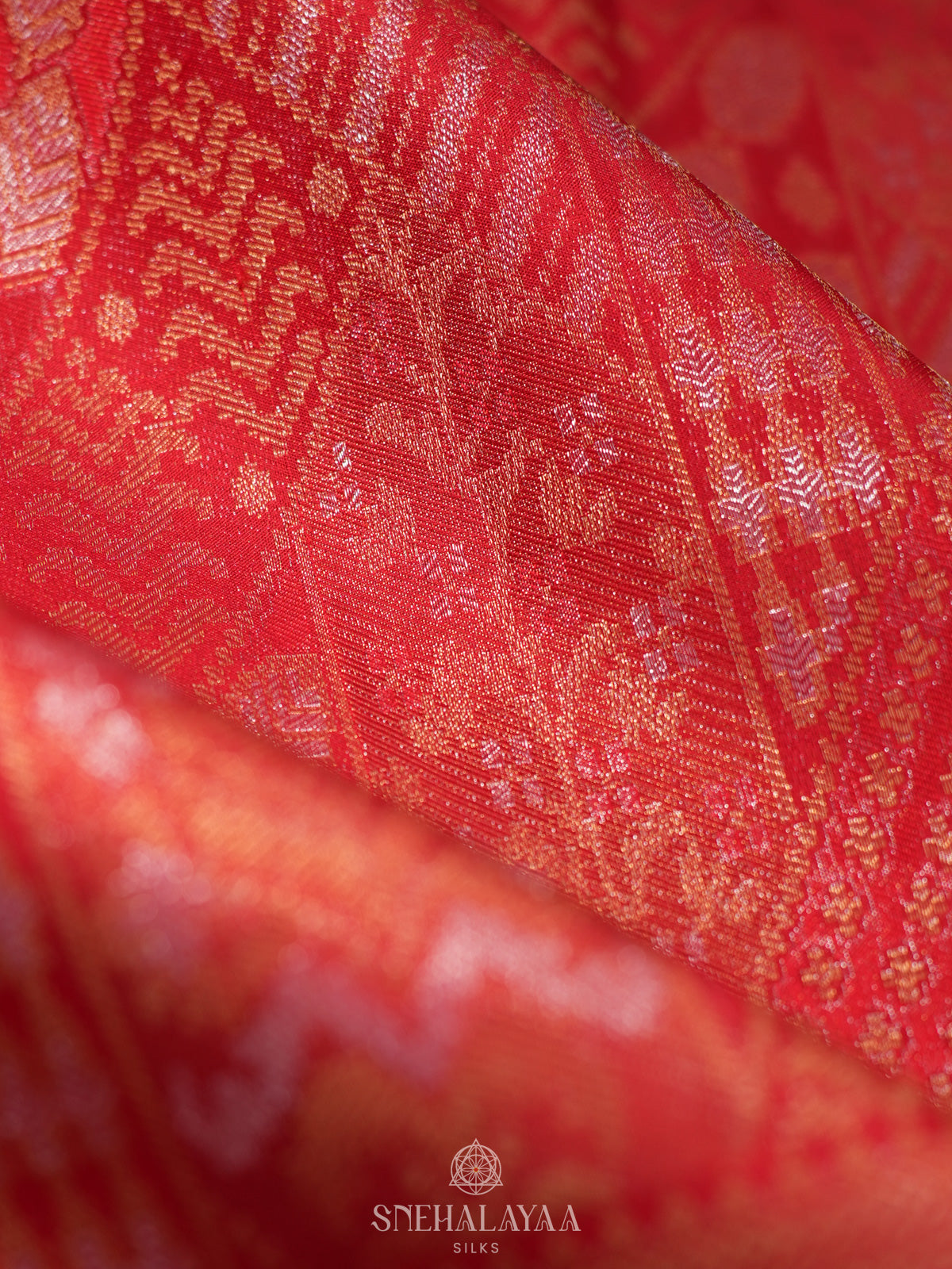 Red Kanjivaram Silk Saree