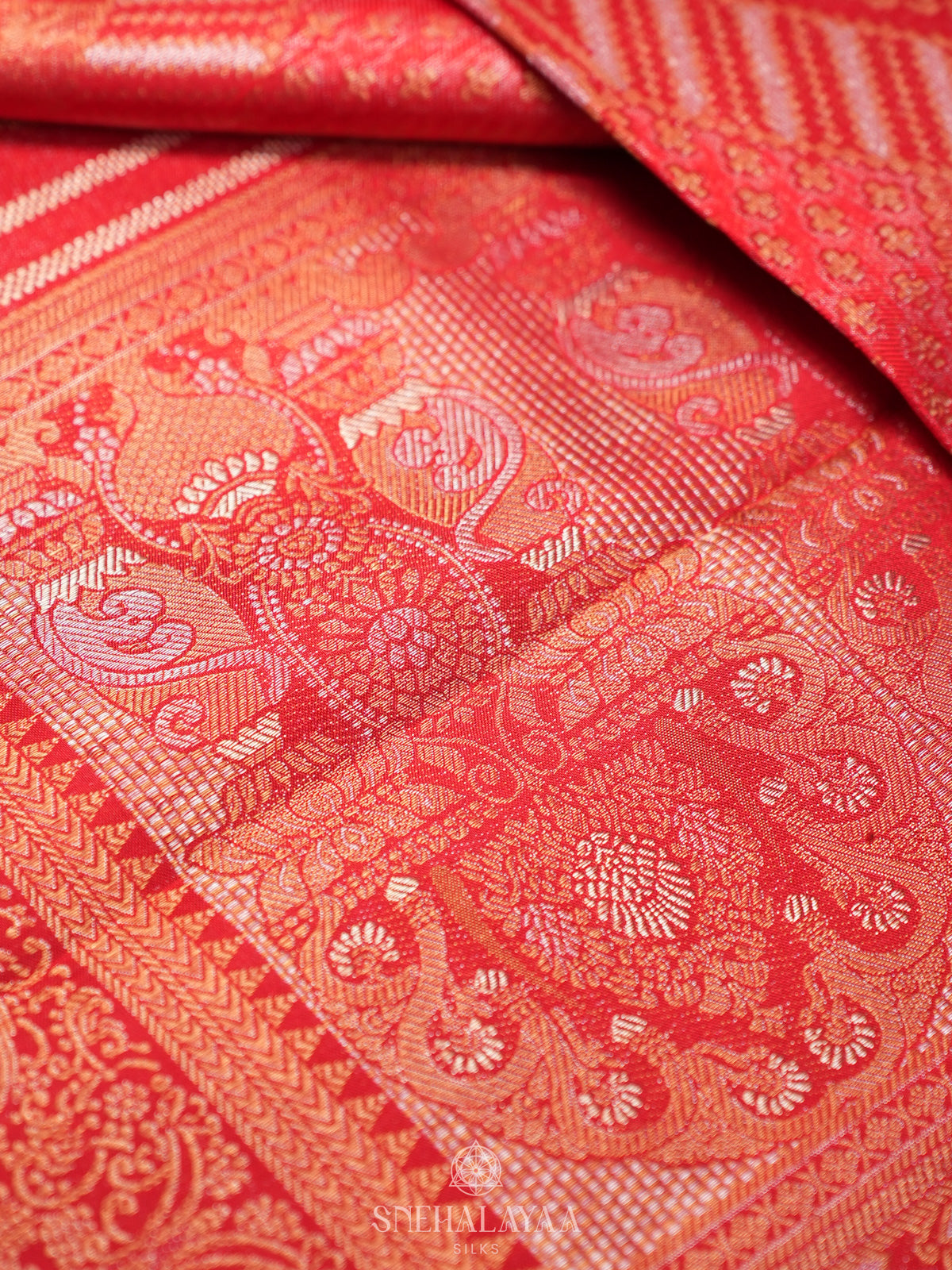 Red Kanjivaram Silk Saree