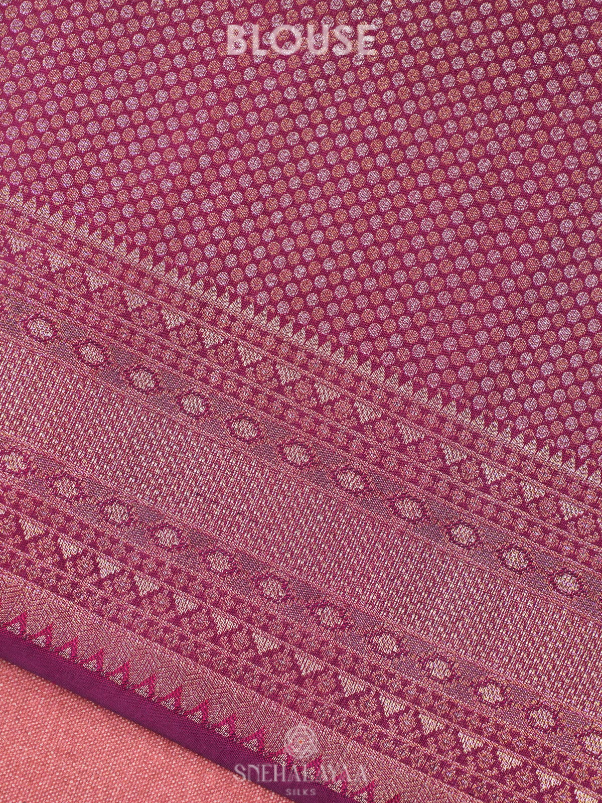 Magenta Kanjivaram Silk Saree