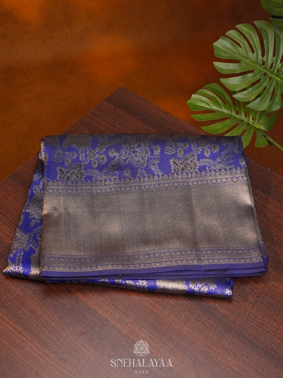 Royal Blue Kanjivaram Silk Saree