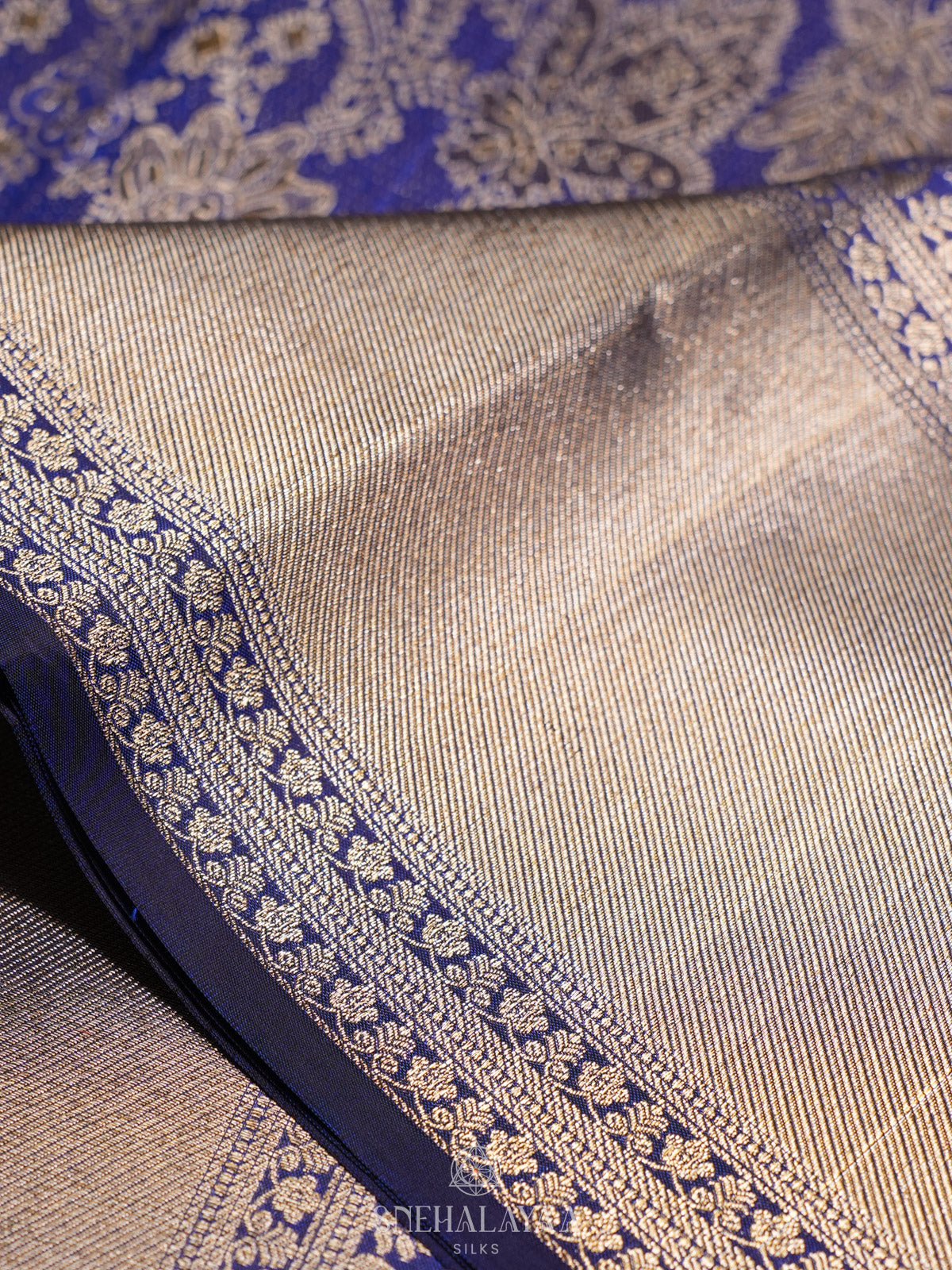 Royal Blue Kanjivaram Silk Saree