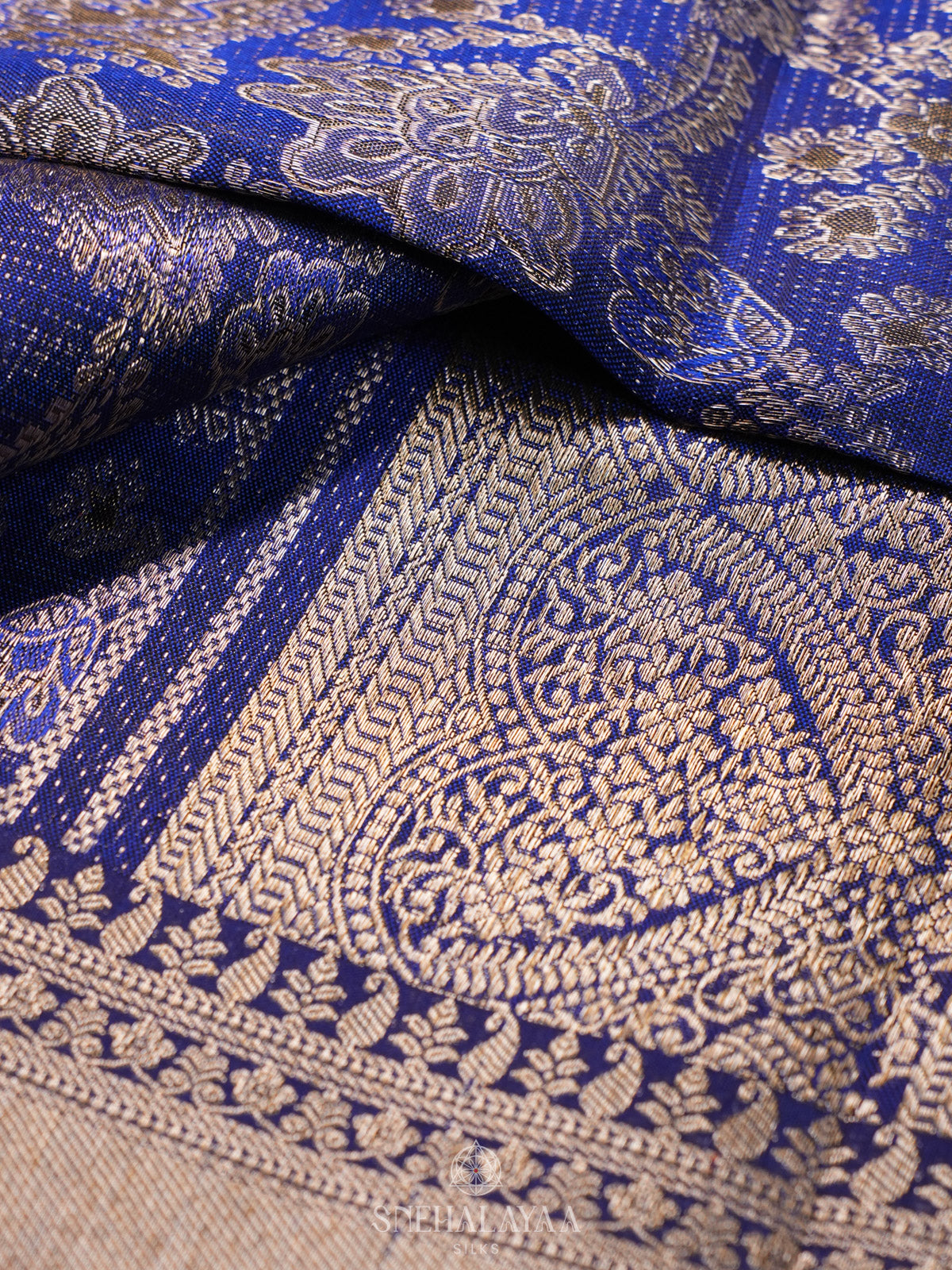 Royal Blue Kanjivaram Silk Saree