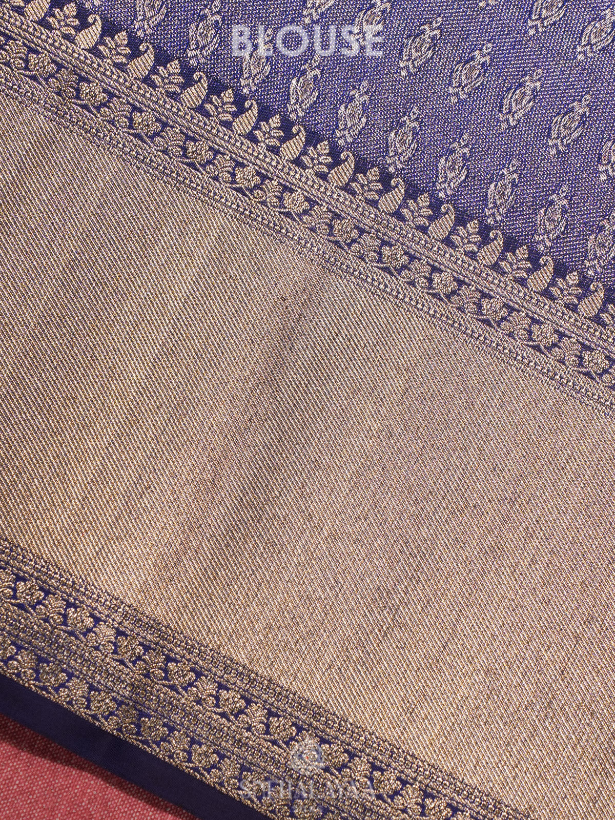 Royal Blue Kanjivaram Silk Saree