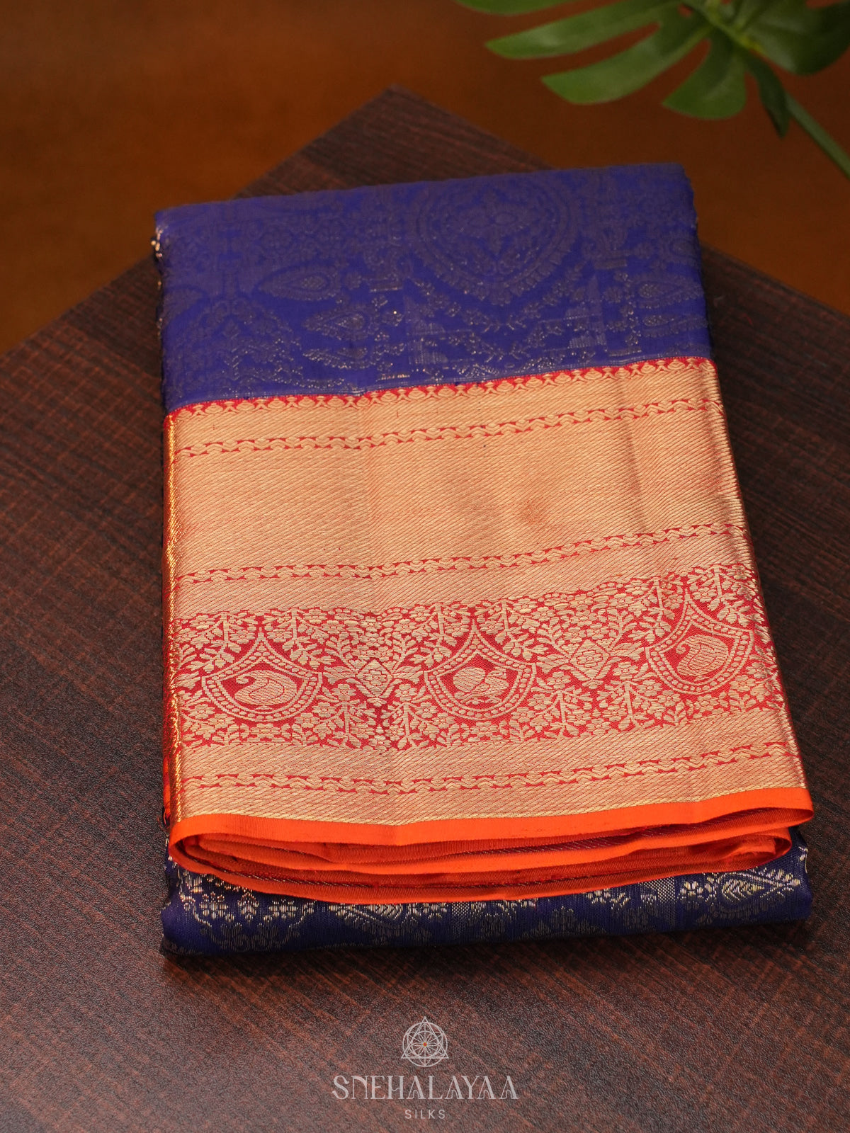 Purple Kanjivaram Silk Saree