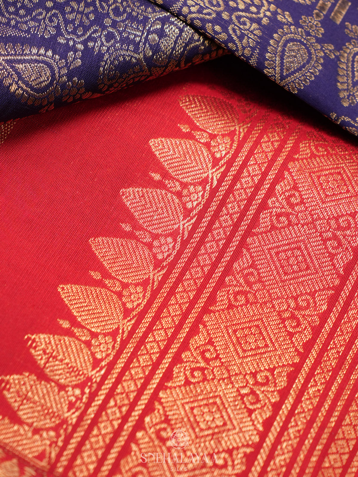 Purple Kanjivaram Silk Saree