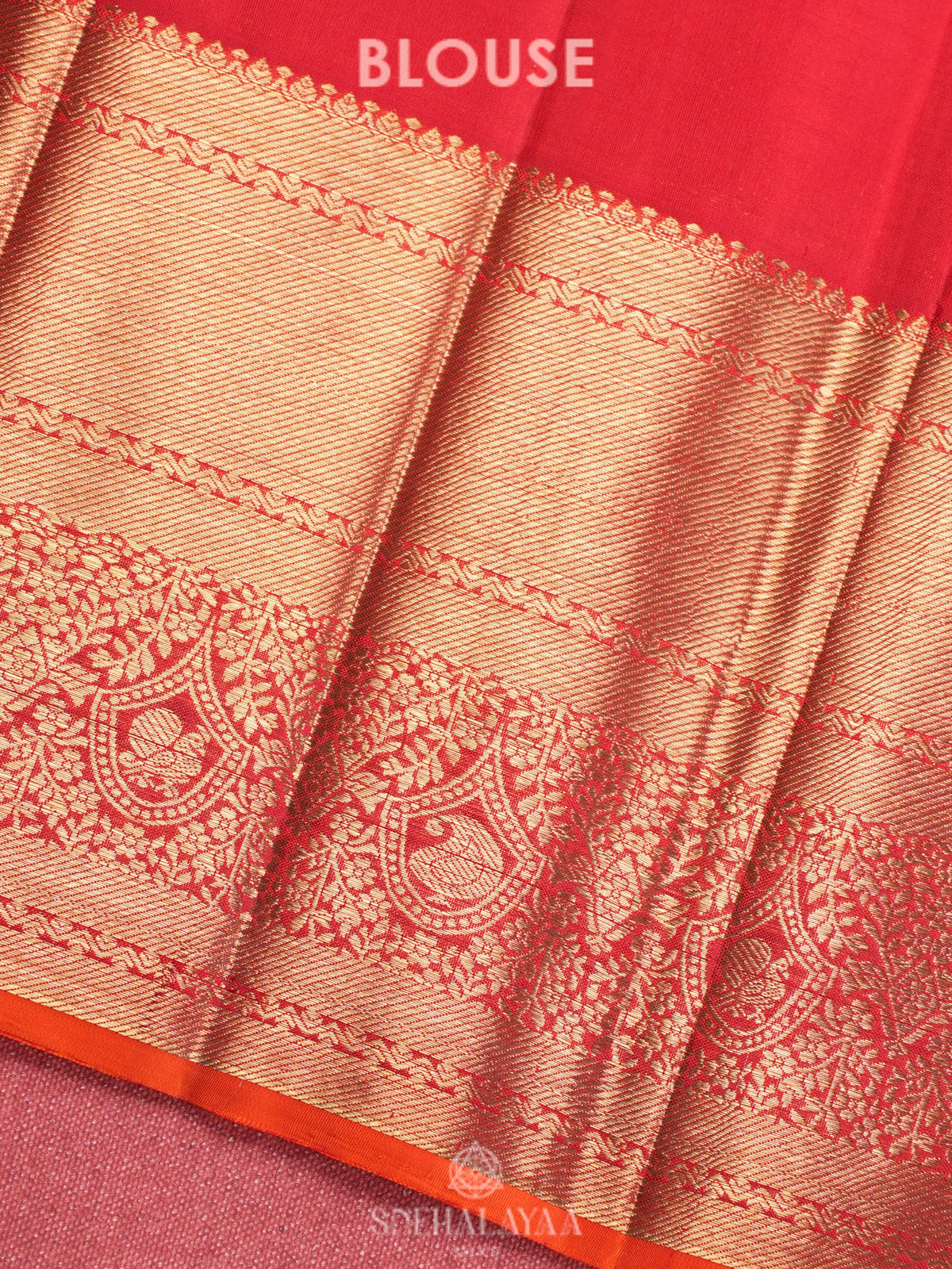 Purple Kanjivaram Silk Saree