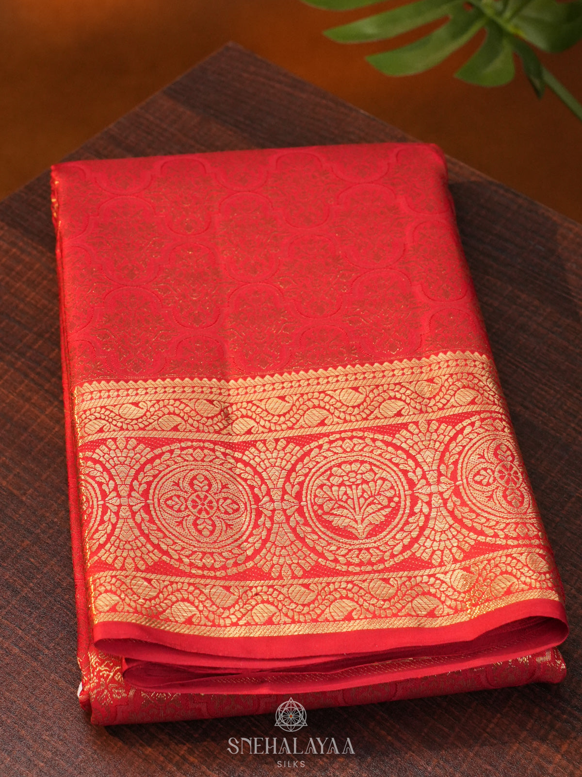 Red Kanjivaram Silk Saree