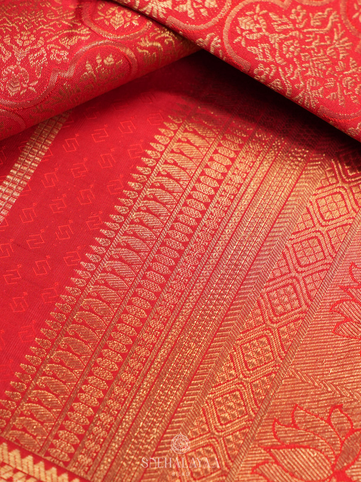 Red Kanjivaram Silk Saree