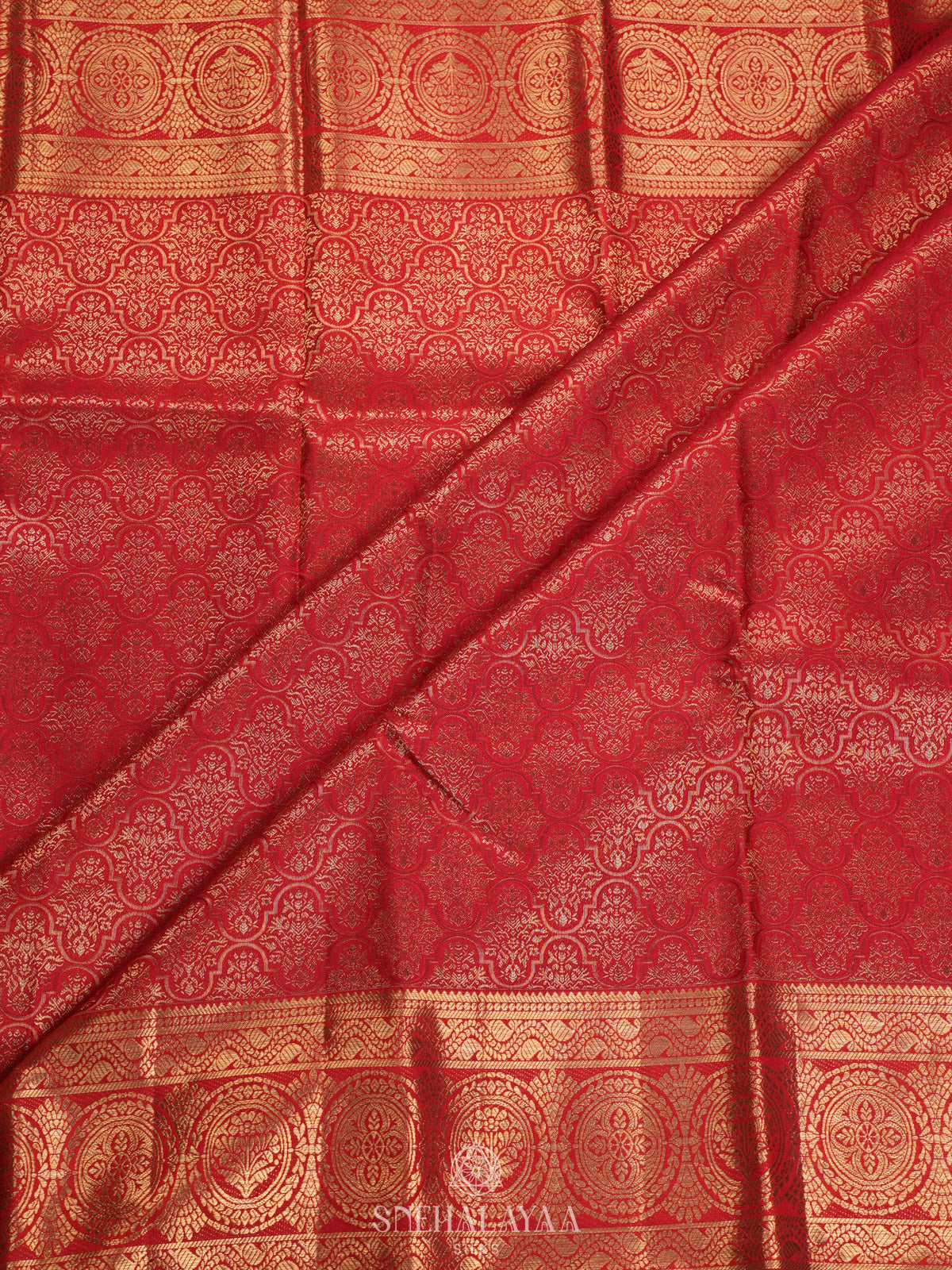 Red Kanjivaram Silk Saree