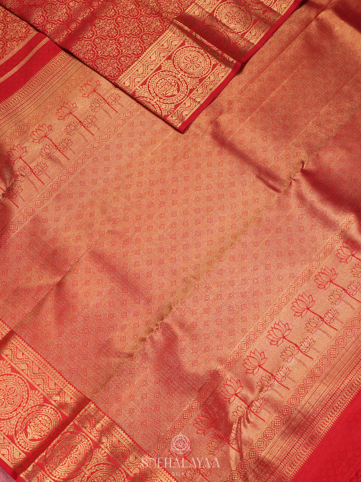 Red Kanjivaram Silk Saree