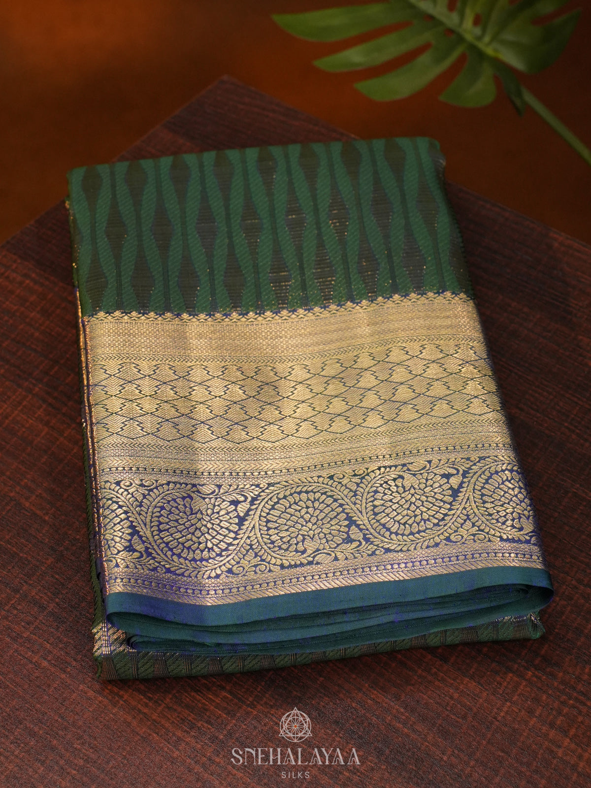 Green Tissue Kanjivaram Silk Saree