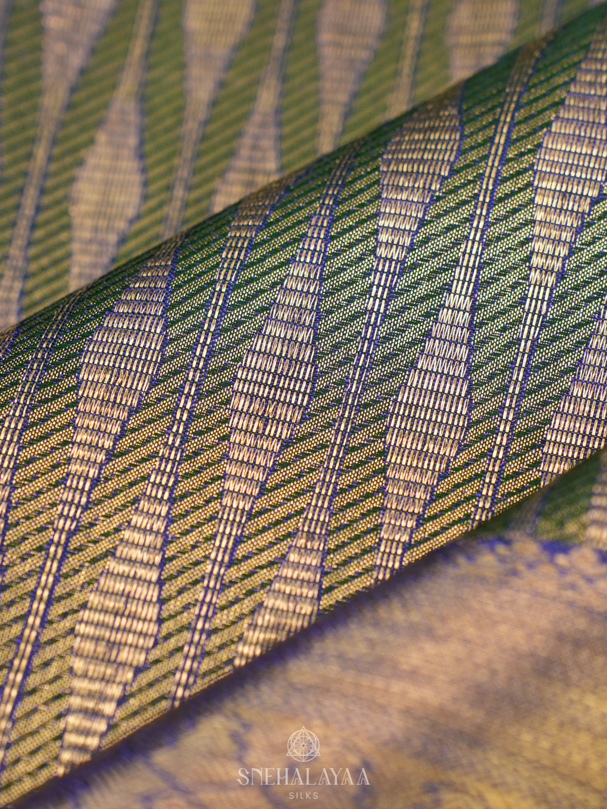 Green Tissue Kanjivaram Silk Saree