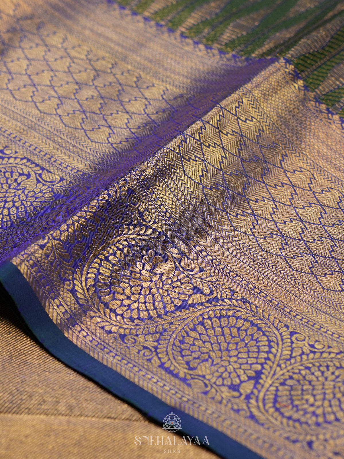 Green Tissue Kanjivaram Silk Saree