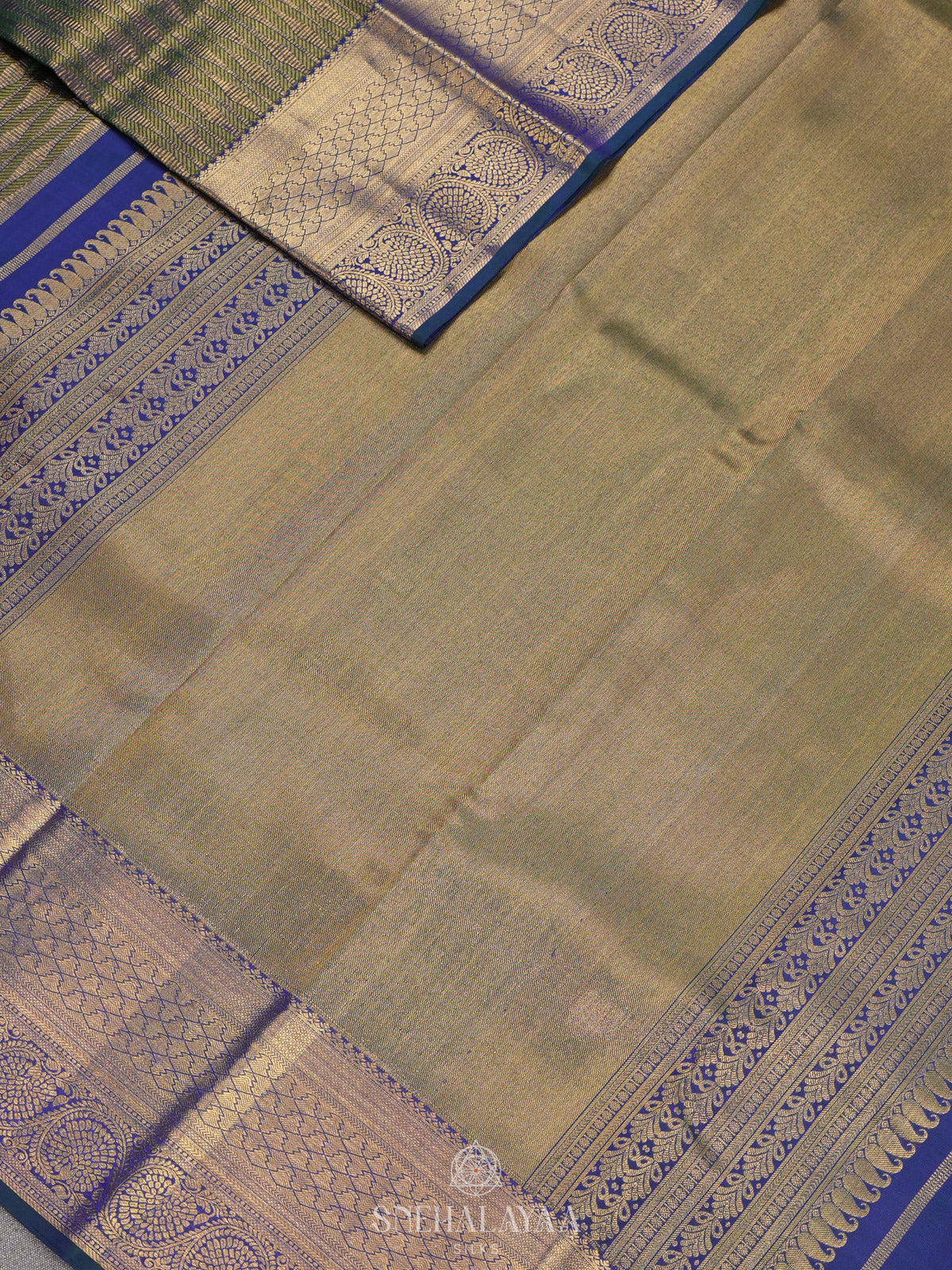 Green Tissue Kanjivaram Silk Saree