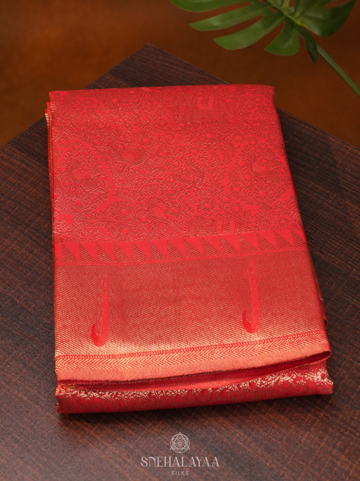 Red Kanjivaram Silk Saree
