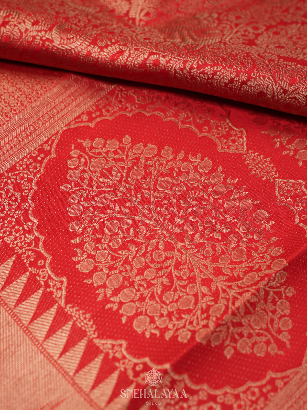Red Kanjivaram Silk Saree
