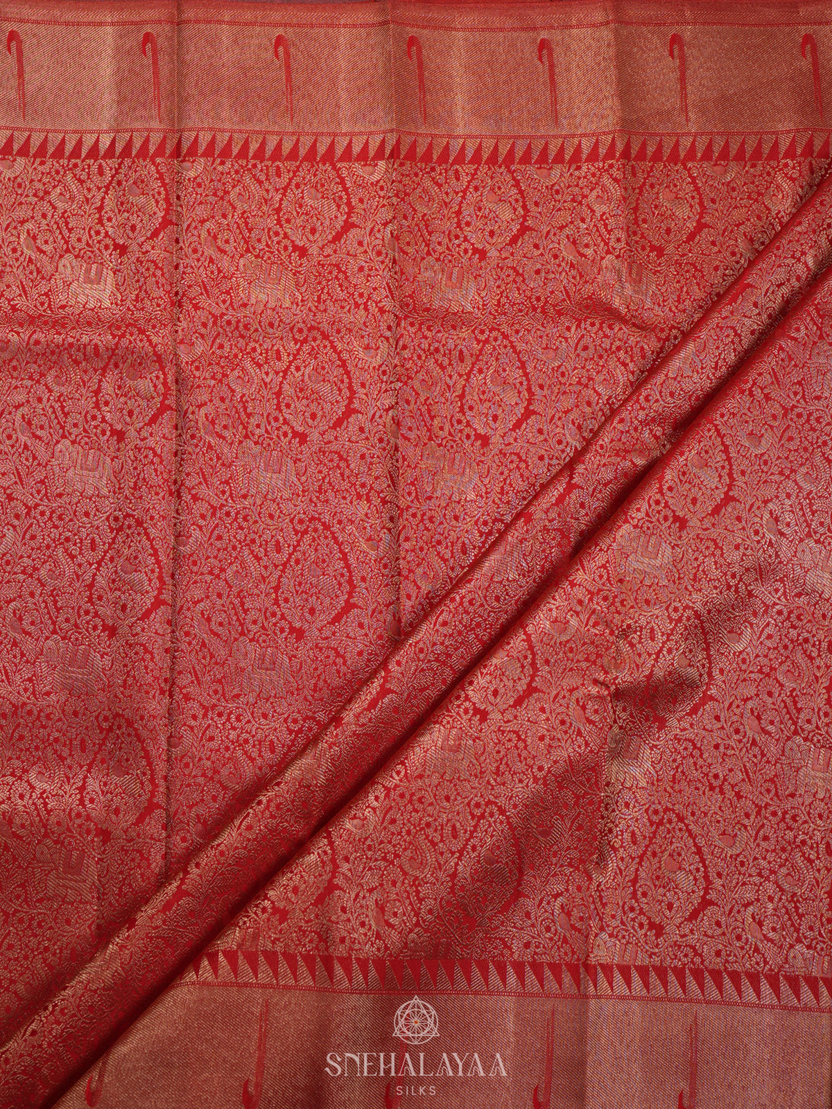 Red Kanjivaram Silk Saree