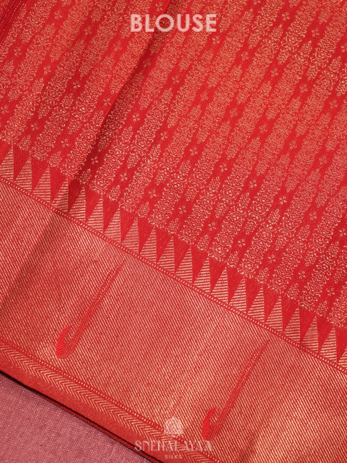 Red Kanjivaram Silk Saree