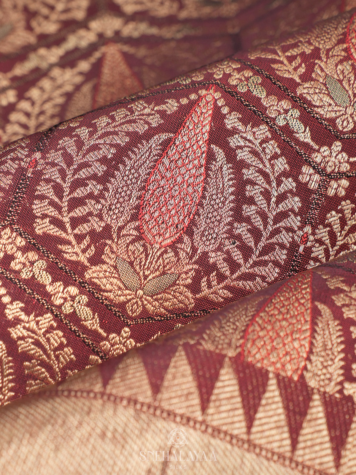 Coffee Brown Kanjivaram Silk Saree