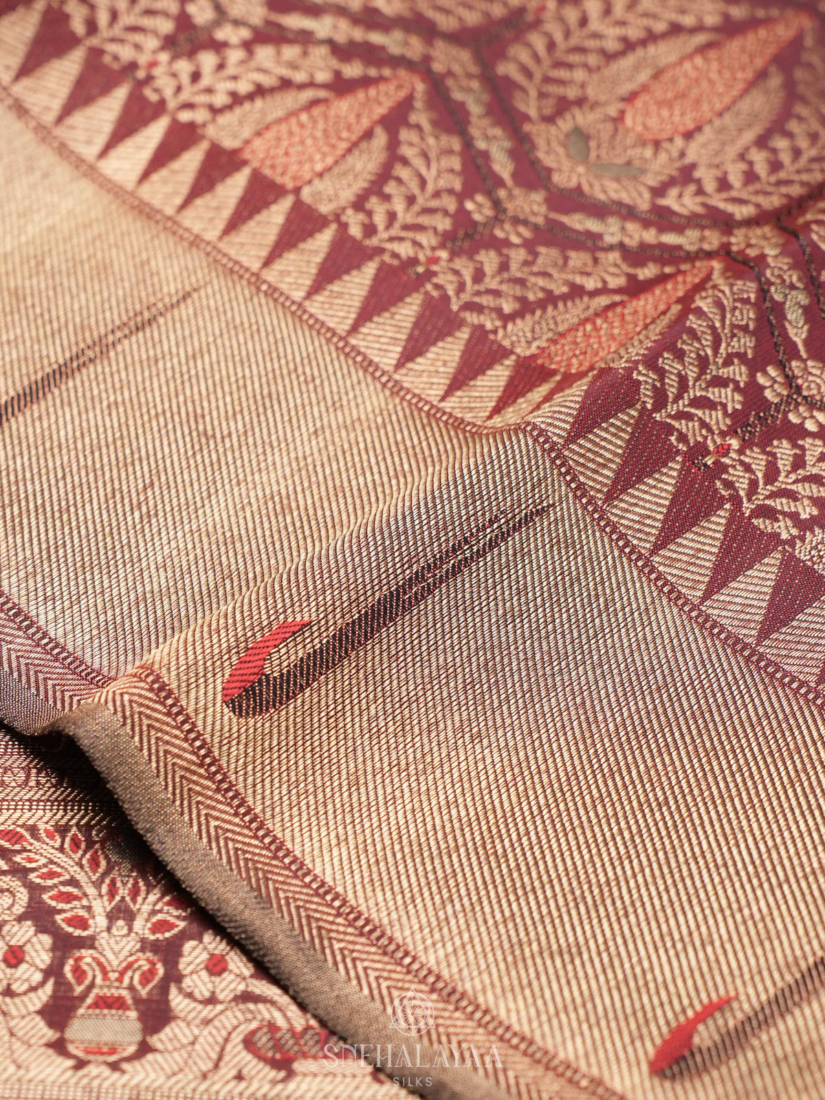 Coffee Brown Kanjivaram Silk Saree
