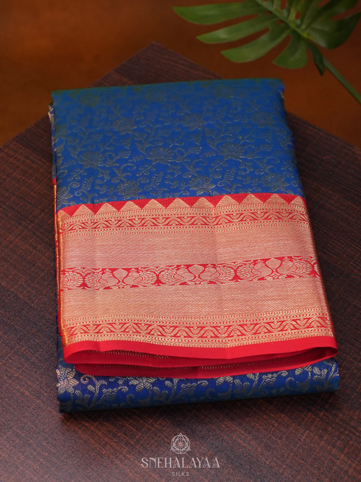 Blue Kanjivaram Silk Saree