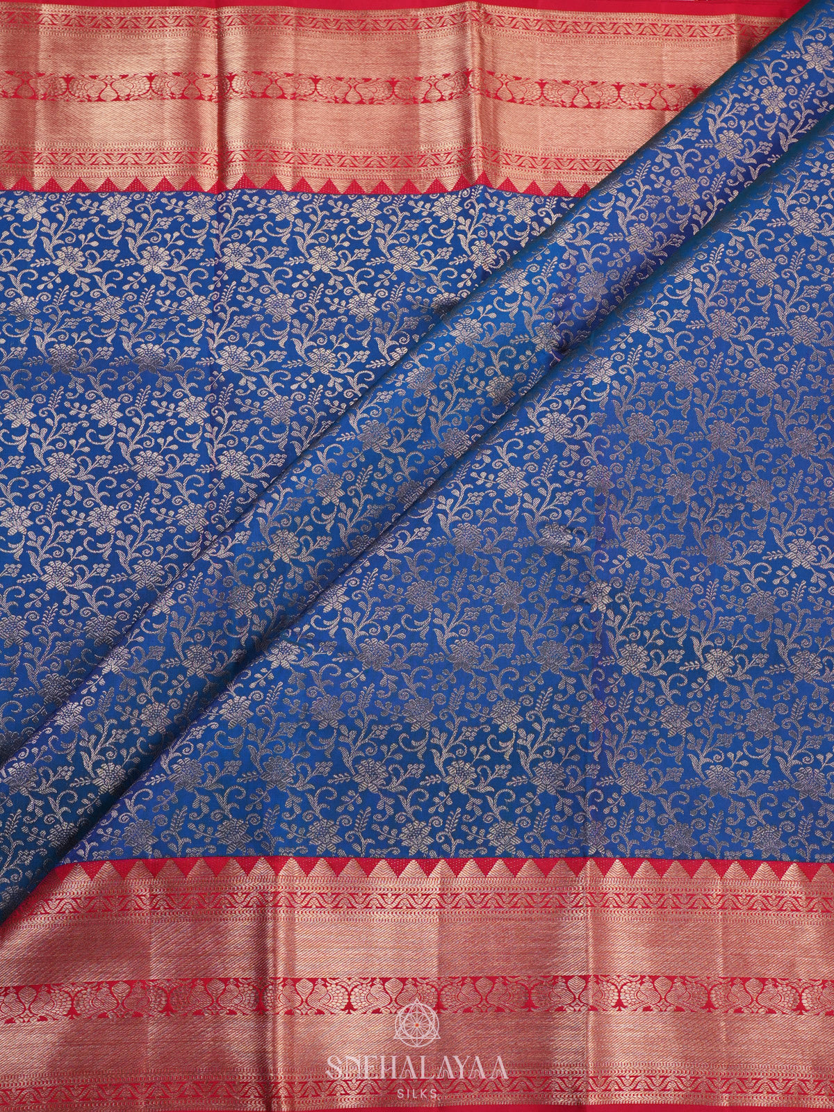 Blue Kanjivaram Silk Saree