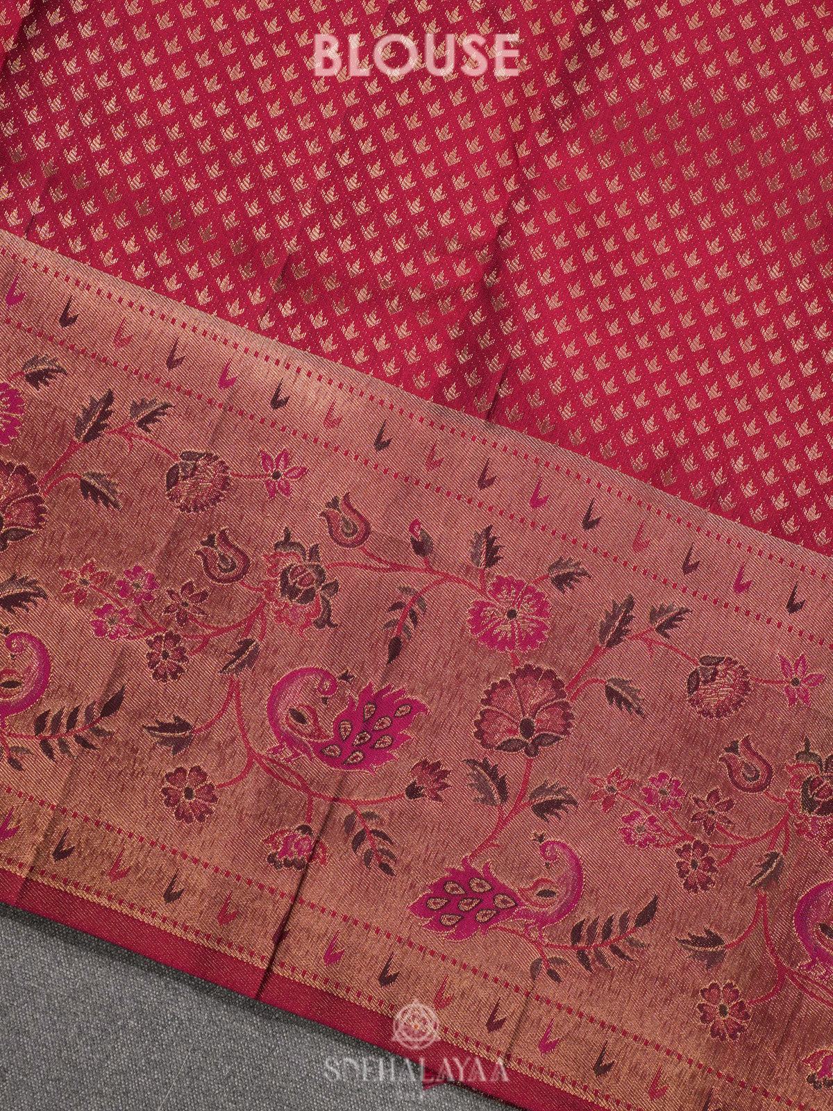 Pink Kanjivaram Silk Saree