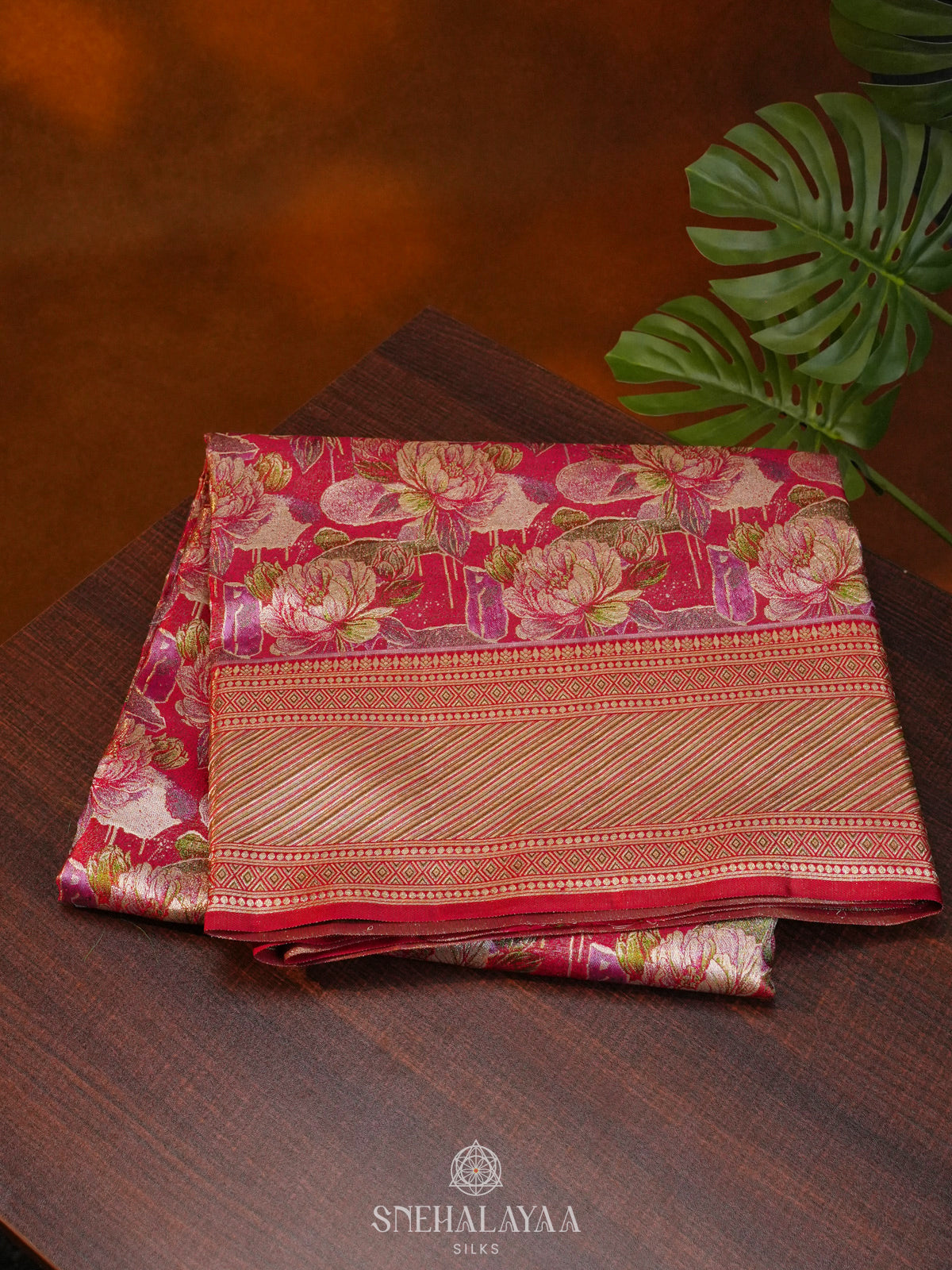 Pink Kanjivaram Silk Saree