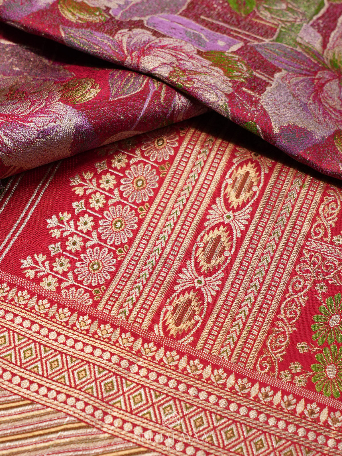 Pink Kanjivaram Silk Saree