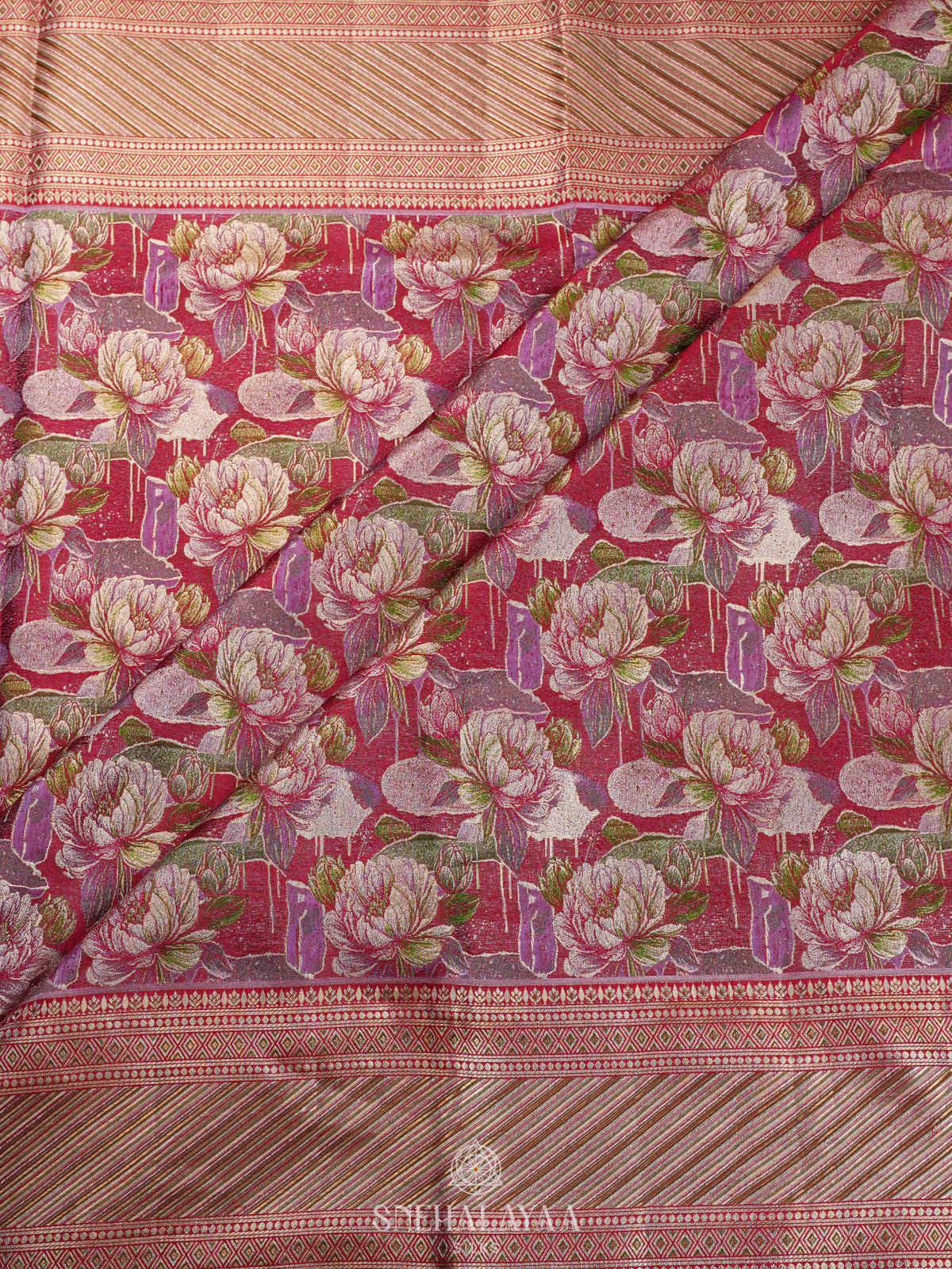 Pink Kanjivaram Silk Saree