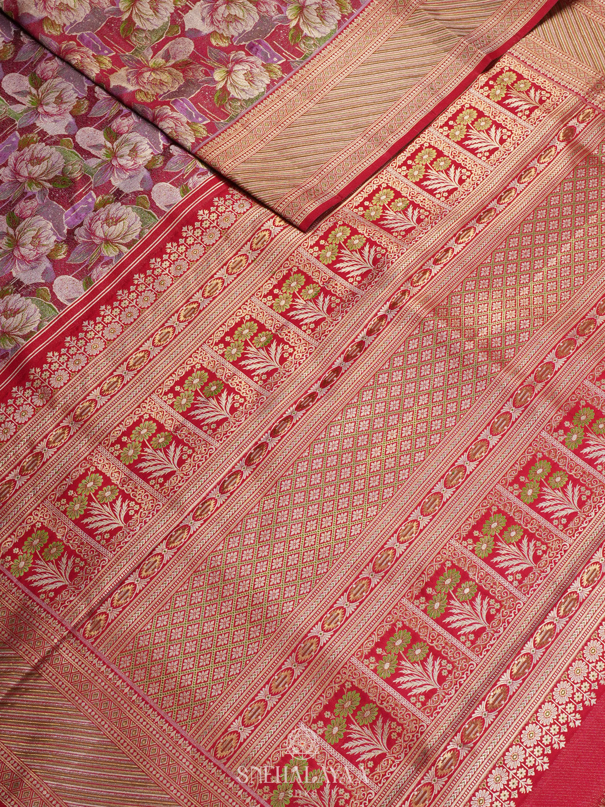 Pink Kanjivaram Silk Saree