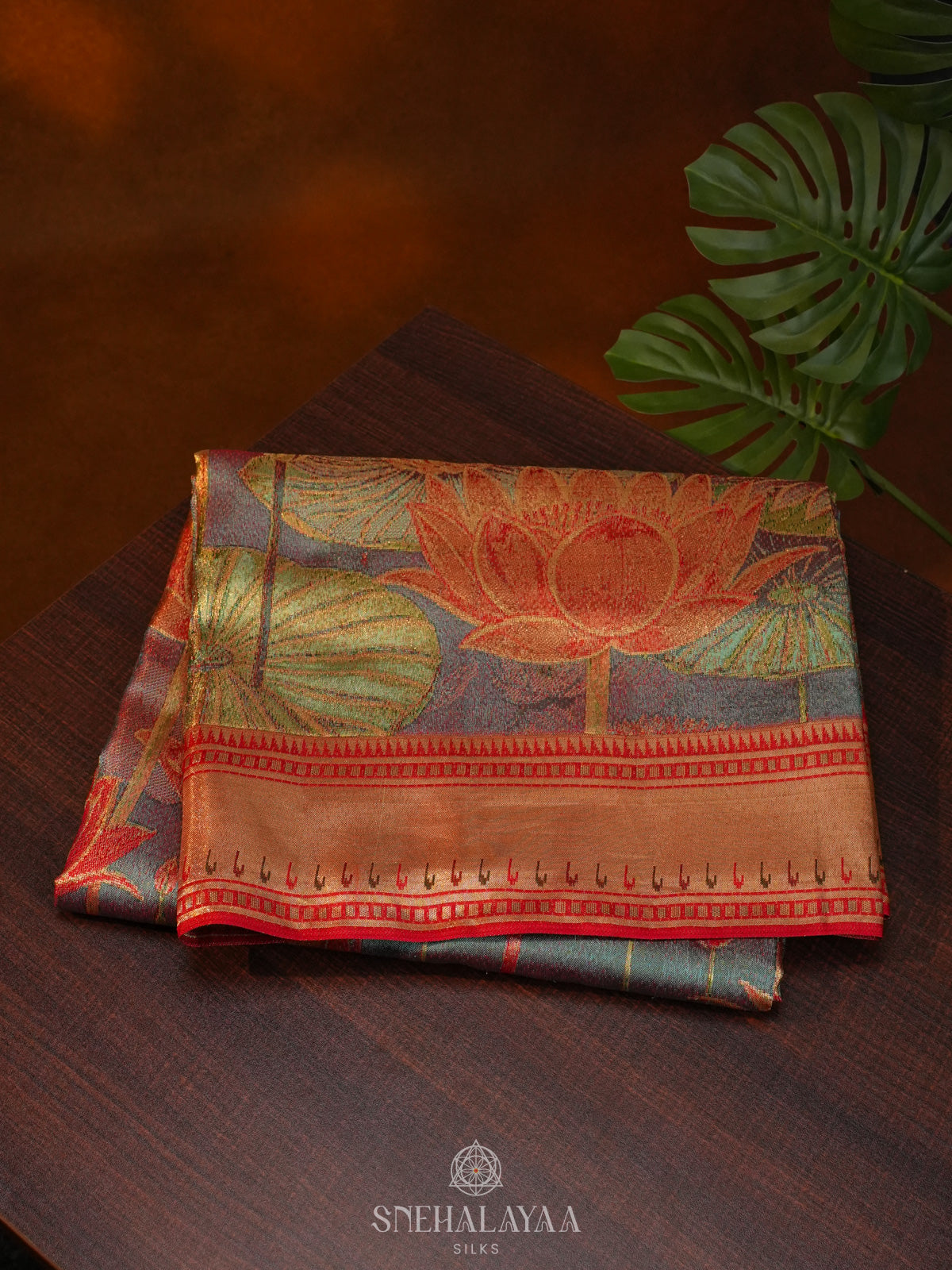 Blue Kanjivaram Silk Saree