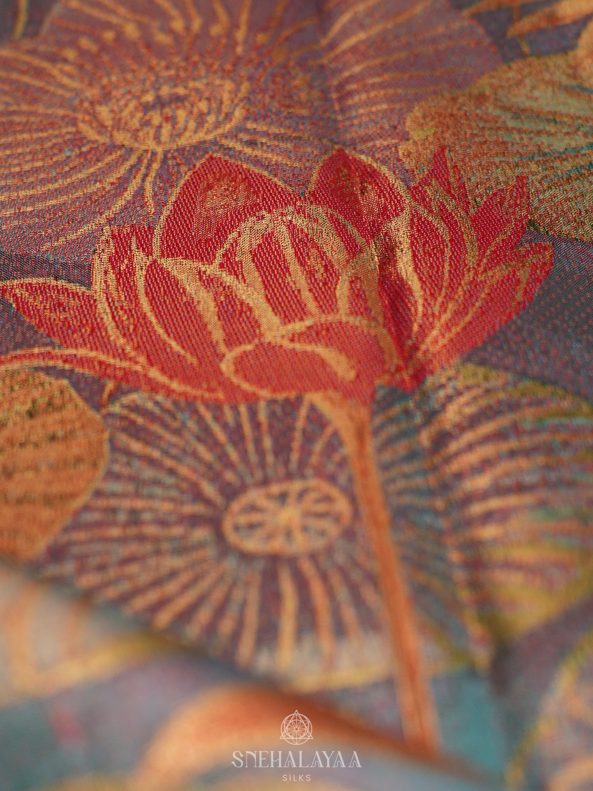 Blue Kanjivaram Silk Saree