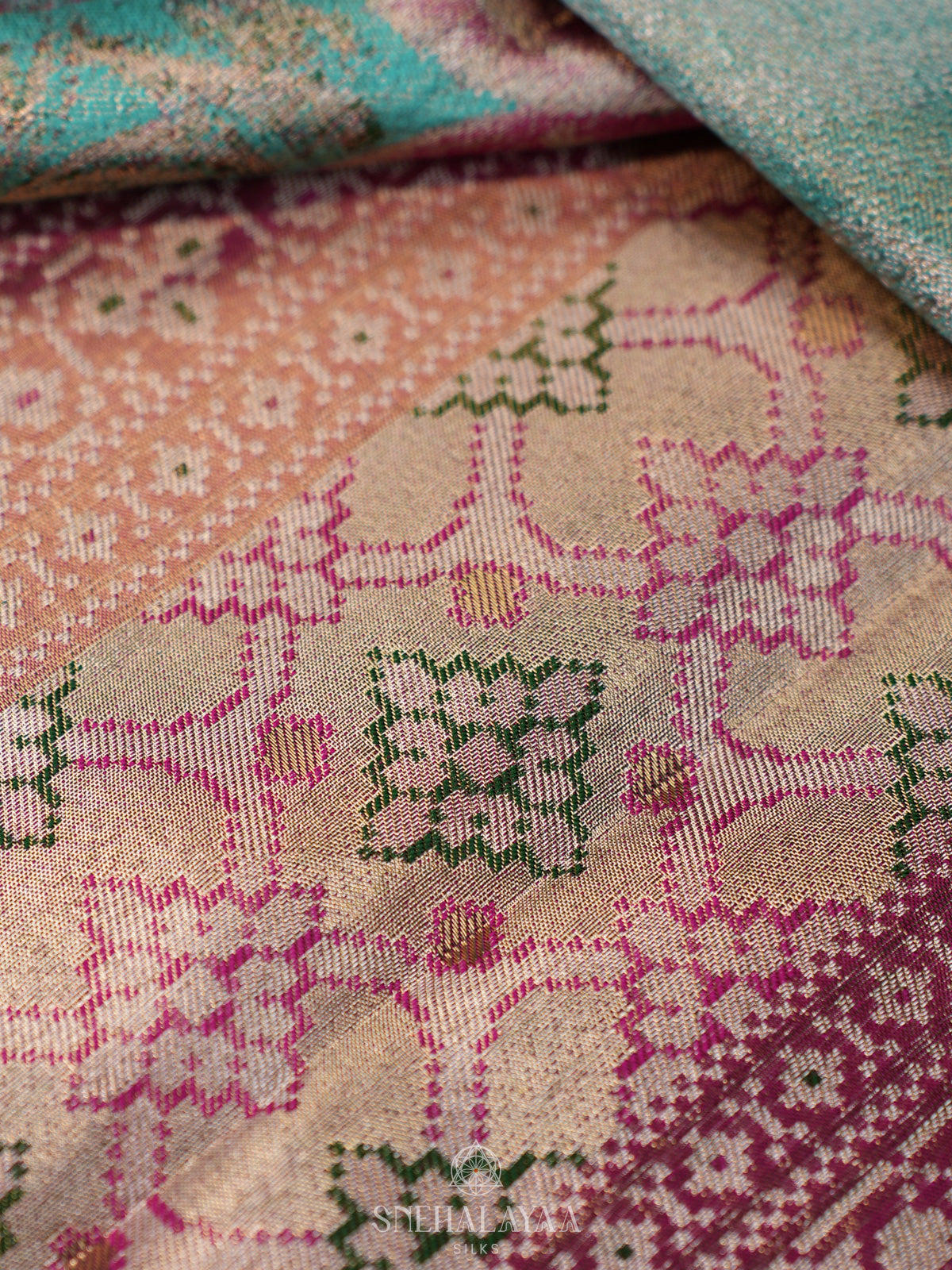 Sky Blue Kanjivaram Silk Saree