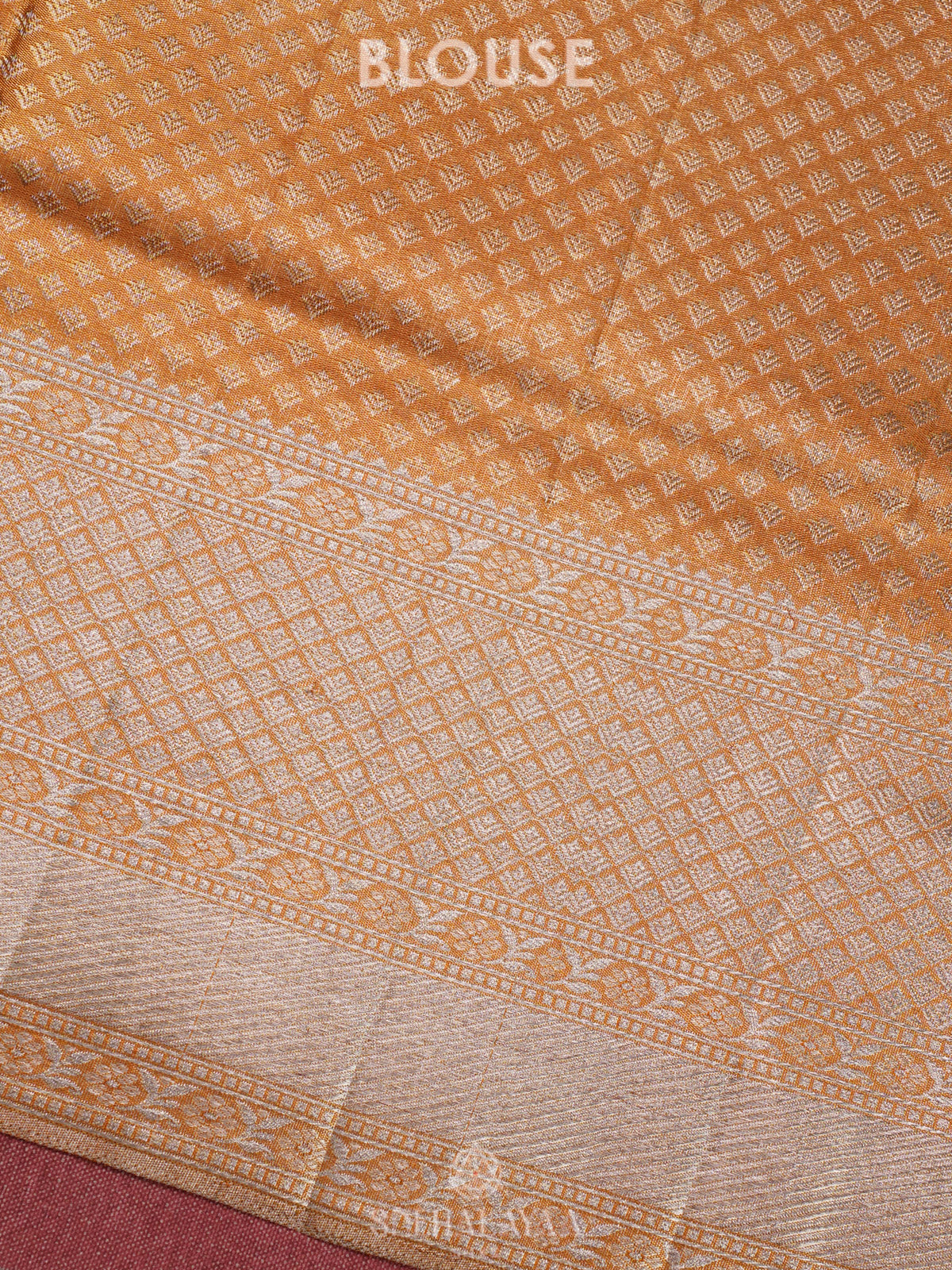 Yellow Tissue Kanjivaram Silk Saree