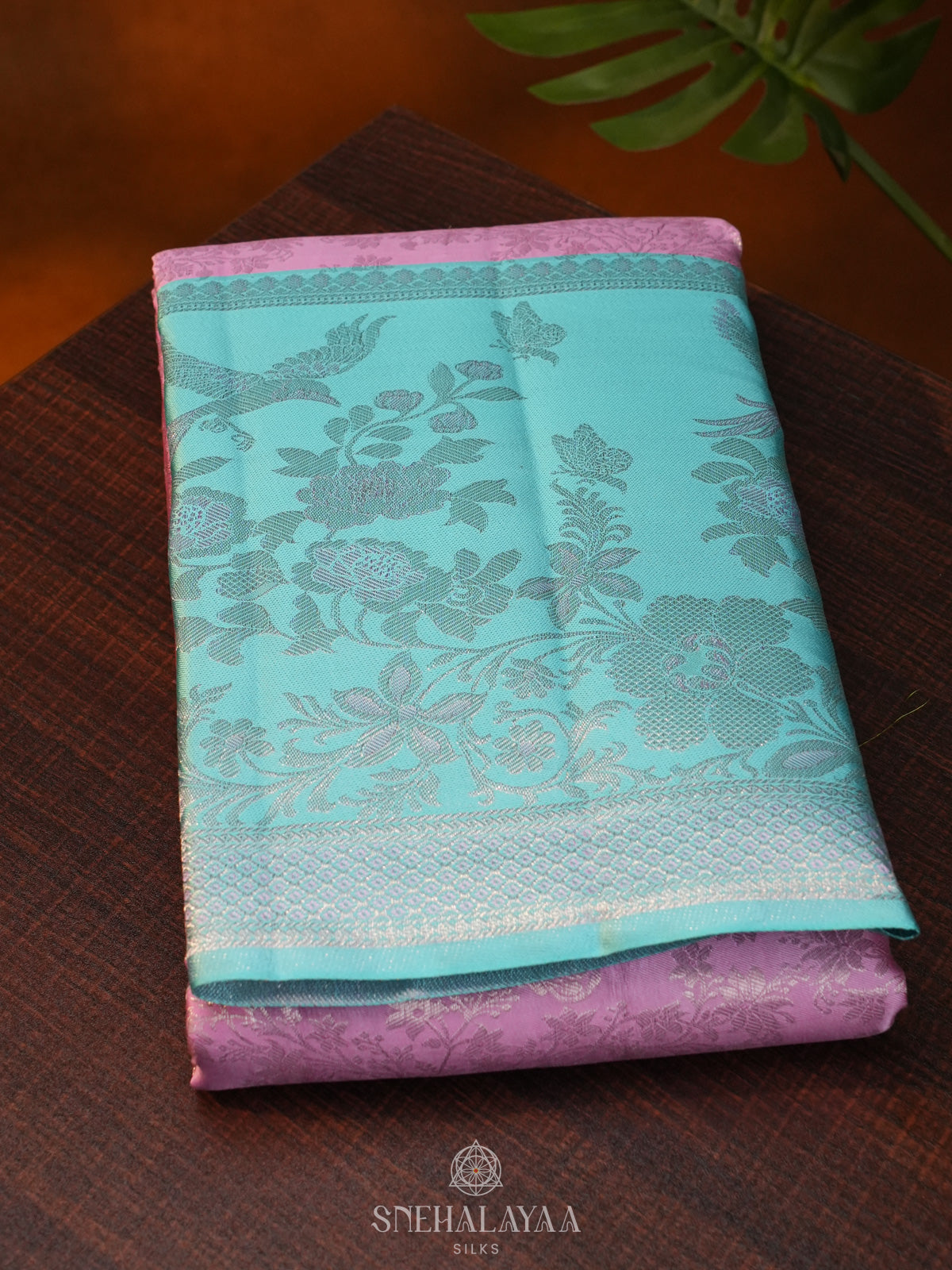 Pink Tissue Kanjivaram Silk Saree