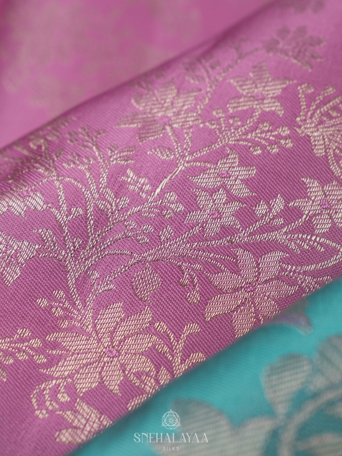 Pink Tissue Kanjivaram Silk Saree