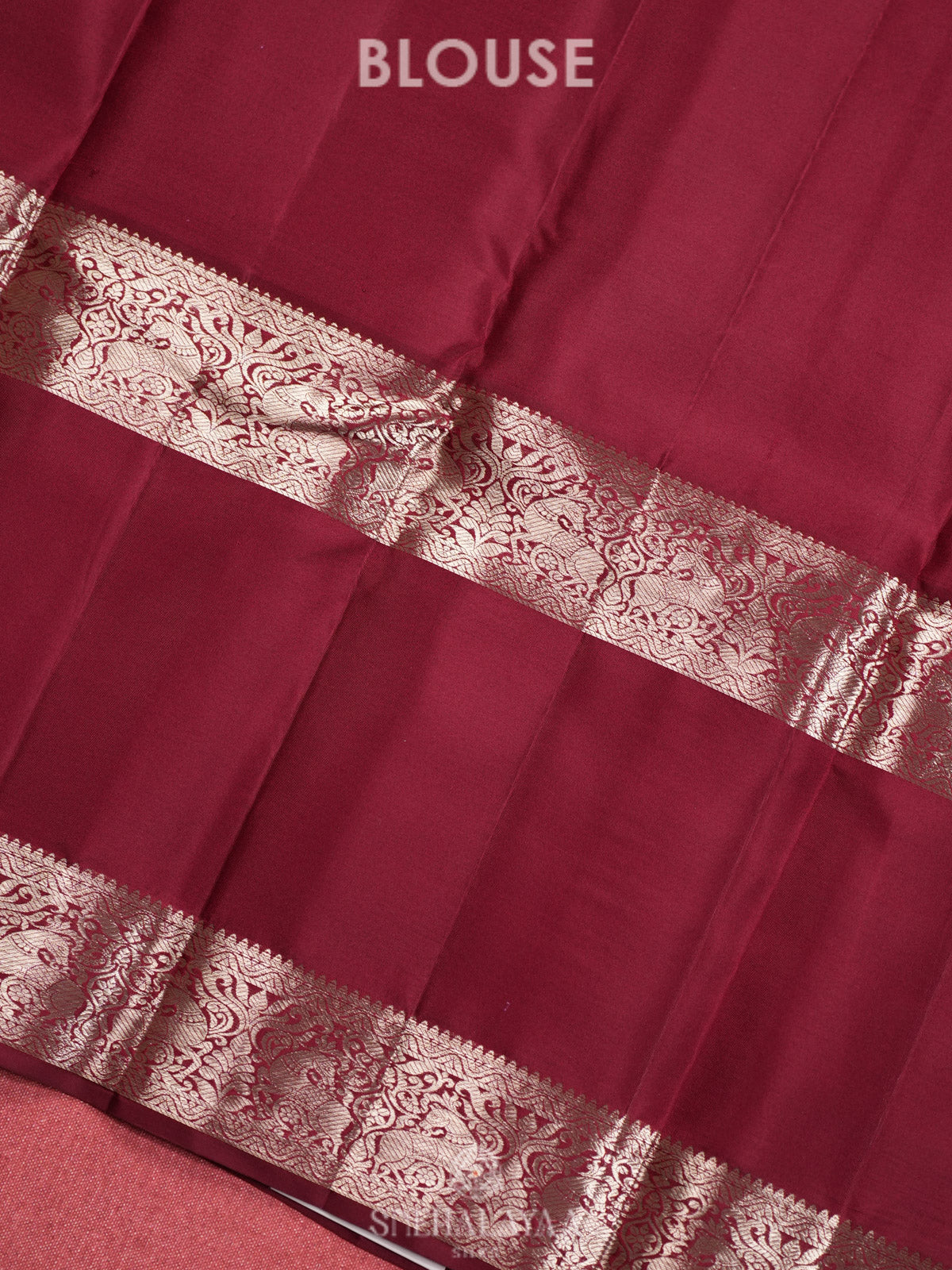 Baby Pink Tissue Kanjivaram Silk Saree