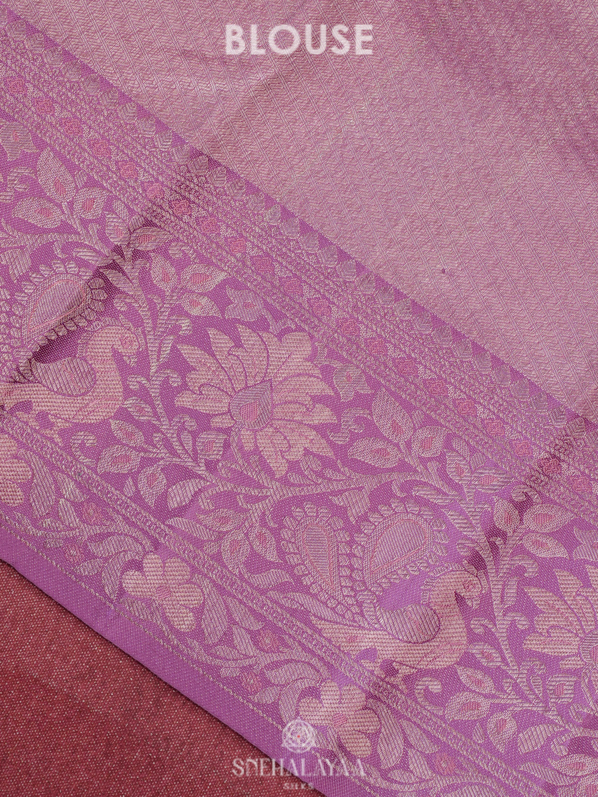 Peach Kanjivaram Silk Saree