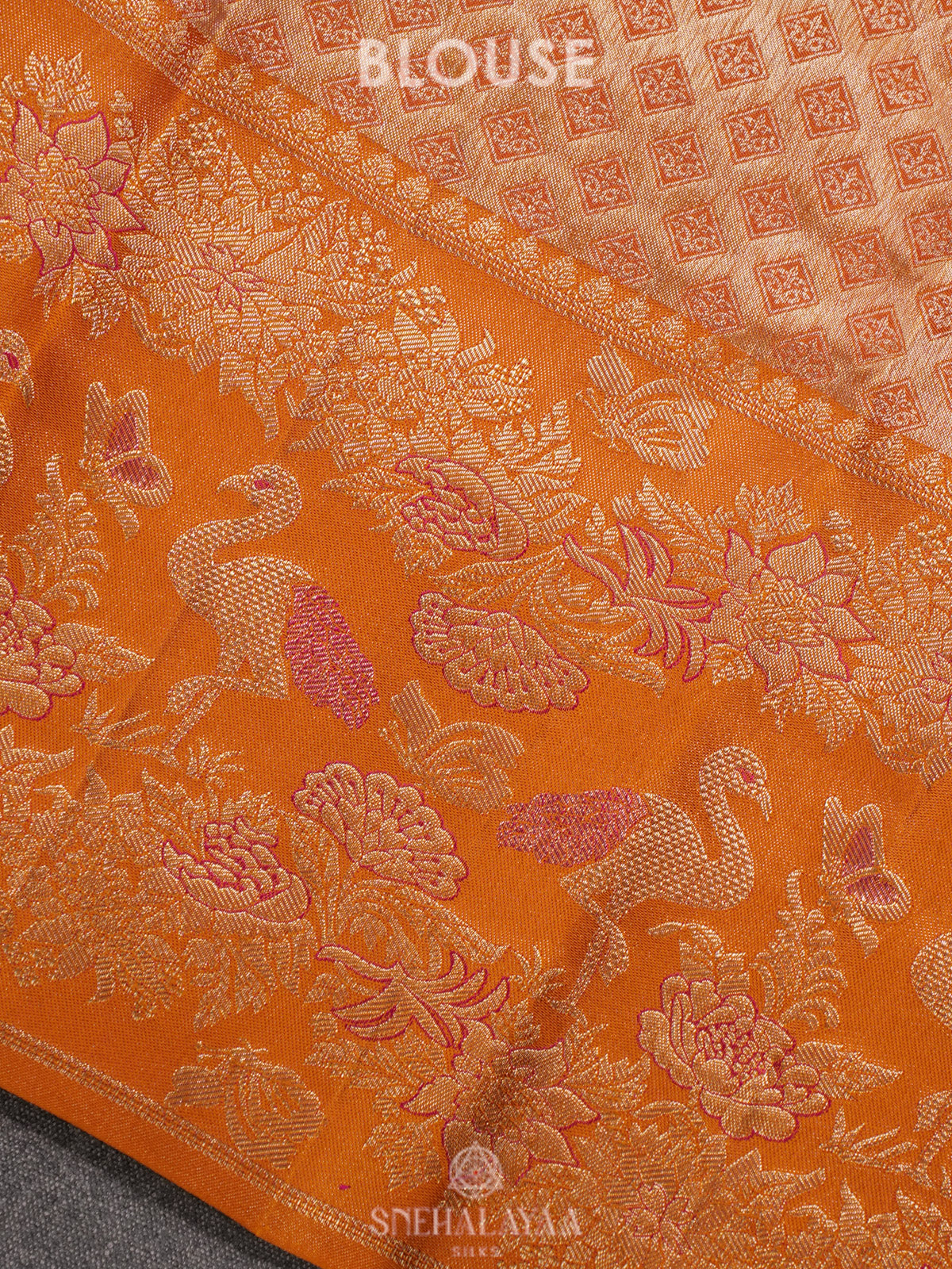Pink Kanjivaram Silk Saree