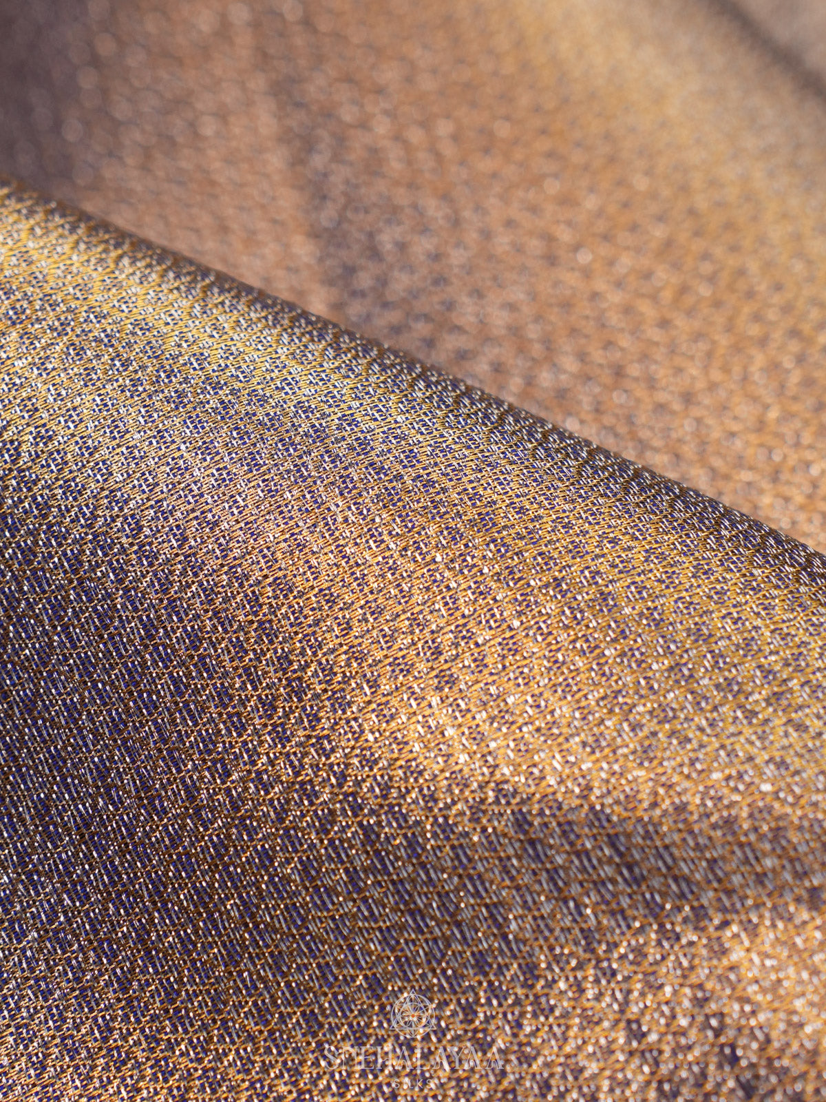 Beige Gold Kanjivaram Silk Saree