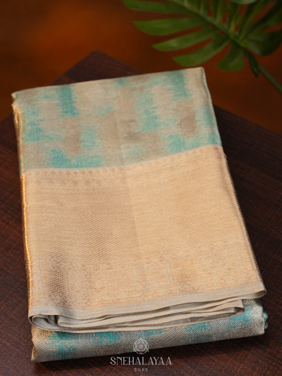 Mint Green Kanjivaram Silk Saree