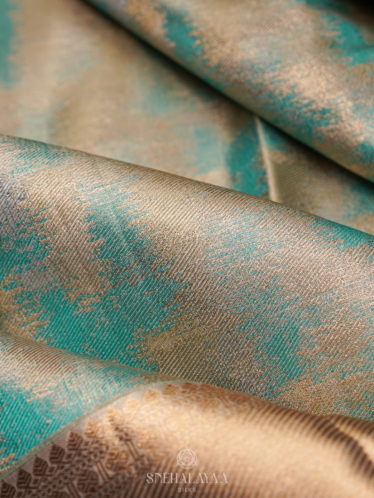 Mint Green Kanjivaram Silk Saree