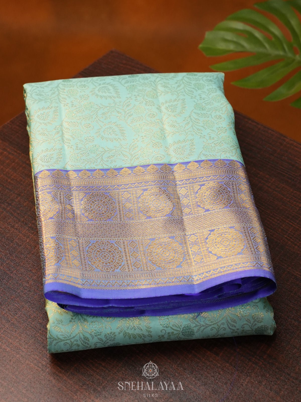Blue Kanjivaram Silk Saree