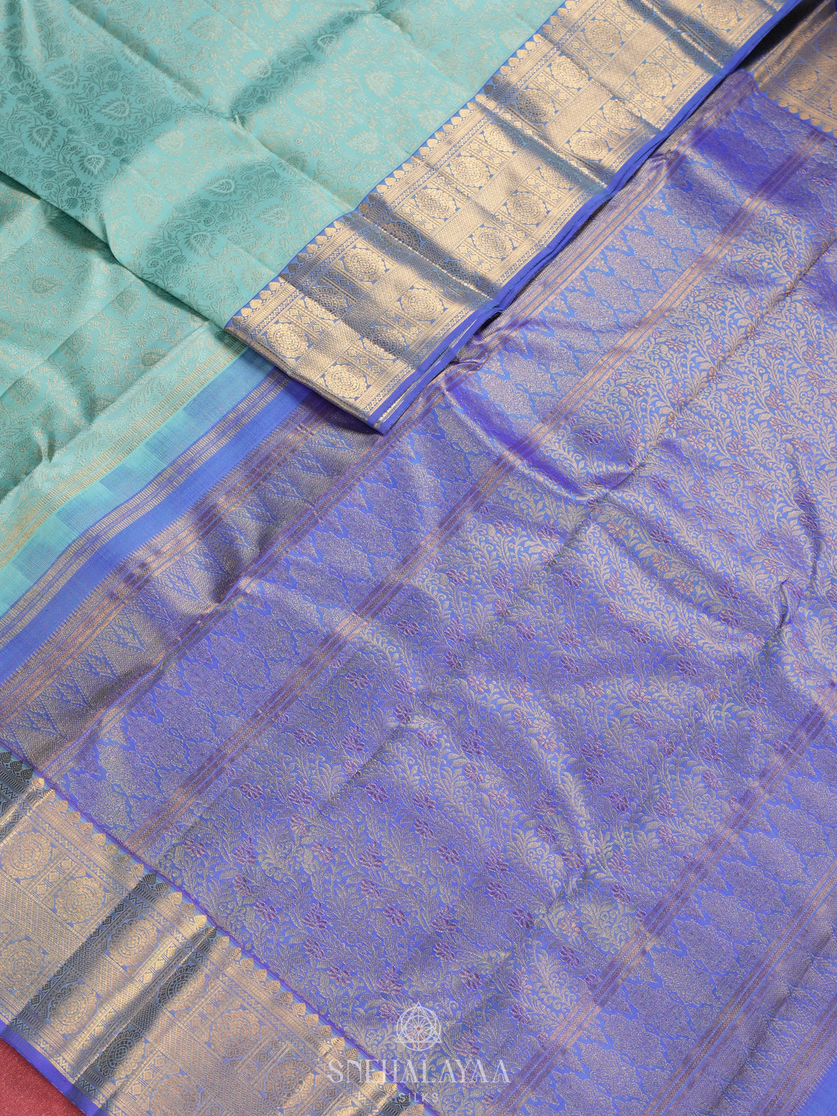 Blue Kanjivaram Silk Saree