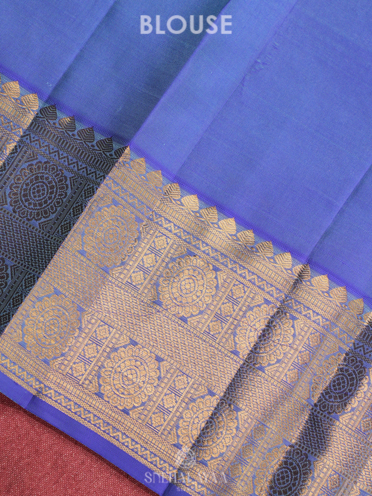 Blue Kanjivaram Silk Saree