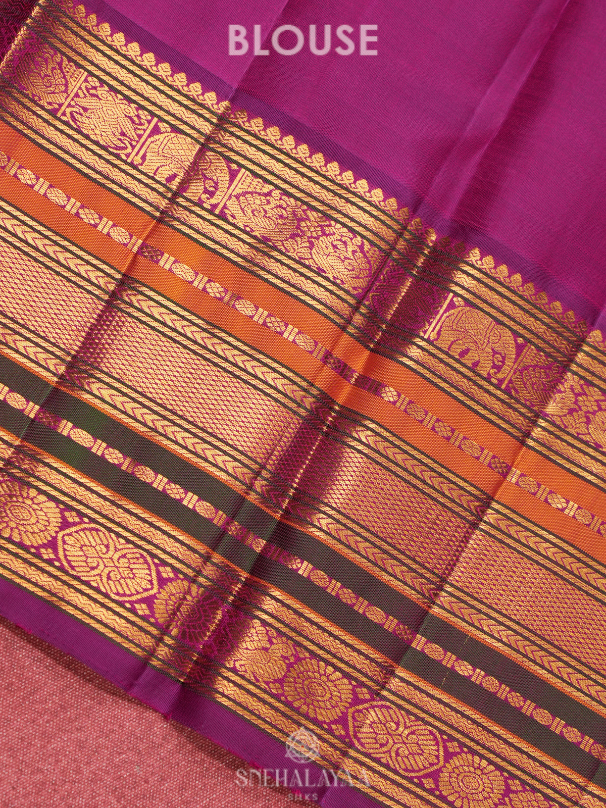Lime Green Kanjivaram Silk Saree